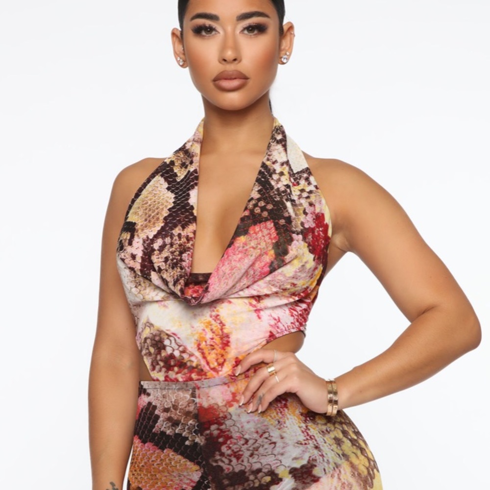 Fashion Nova mesh jumpsuit